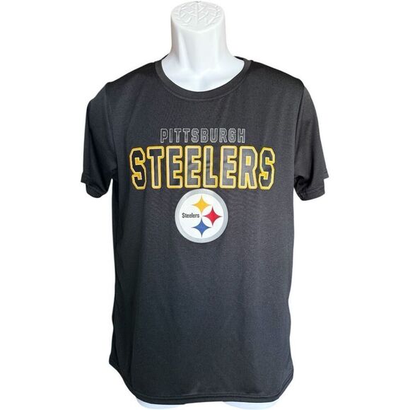 Brand New Unisex NFL Team Apparel Pittsburgh Steelers Dri-Fit Tee Shirt - 14/16 - Picture 1 of 1